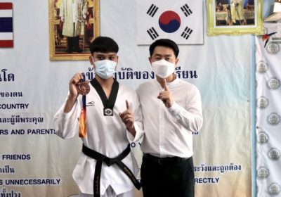 “เบียร์- ปรเมศ งามพิเชษฐ์” เข้าเยี่ยมชมยิมธนิตาเทควันโด พัทยา