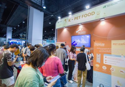 คนรักสัตว์ ร่วมกิจกรรมที่บูท Korea Pavilion Premium K-Pet Food เนืองแน่น ในงาน Pet Expo Championship 2023