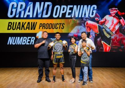 “บัวขาว บัญชาเมฆ” เปิดตัวคอลเลคชั่น Buakaw Number 1 Series สินค้าอันดับหนึ่ง ในใจบัวขาว