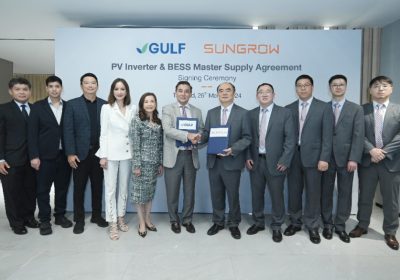 “กัลฟ์” จับมือ “ซันโกรว์” (Sungrow) รุกโซลาร์ จัดหาระบบกักเก็บพลังงาน-อินเวอร์เตอร์ หนุนพลังงานสะอาด 3,500 MW