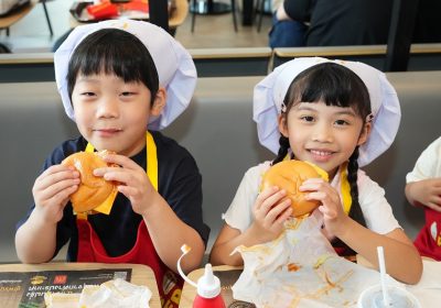 แมคโดนัลด์ จัดกิจกรรม Kids Burger Workshop มอบประสบการณ์สุดพิเศษ ปั้นเชฟตัวน้อย สร้างสรรค์เมนูเบอร์เกอร์สุดโปรด