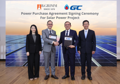 B.GRIMM POWER SMART SOLUTION ผนึก GC เดินหน้า Solar Power 8 เมกะวัตต์ ปลุกพลังงานแสงอาทิตย์ในโรงงาน ร่วมเปลี่ยนผ่านพลังงาน มุ่งสู่ Net Zero