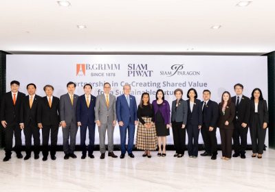 บริษัทบี. กริม ผนึกสยามพิวรรธน์ เดินหน้าความร่วมมือเชิงกลยุทธ์หลายมิติ ติดตั้งโซลาร์รูฟท็อปสยามพารากอน -ขับเคลื่อนสู่อนาคตพลังงานสะอาด