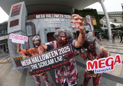 เมกาบางนา เปิดแล็บหลอนต้อนรับเทศกาลฮาโลวีนสุดยิ่งใหญ่ ในงาน “MEGA HALLOWEEN 2025 ตอน THE SCREAM LAB แล็บสยองซ่อนกรี๊ด” ท้าทายกับภารกิจลึกลับ ที่จะทำให้คุณกรี๊ดจนลืมหายใจ! วันที่ 1 – 31 ต.ค. 68 ที่ศูนย์การค้าเมกาบางนา