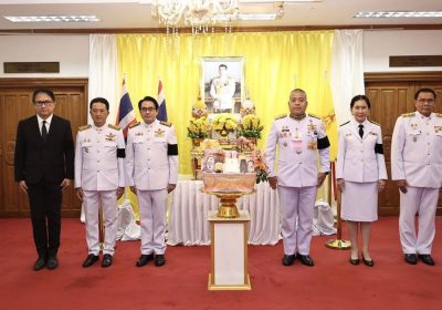 ผู้แทนพระองค์มอบกระเช้าพระราชทาน เนื่องในโอกาสเทศกาลปีใหม่ พ.ศ. 2569 แก่คณะกรรมการอำนวยโครงการส่งเสริมกีฬาเพื่อพัฒนาชาติไทย ในพระบรมราชูปถัมภ์