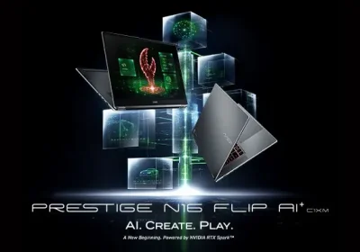 MSI เปิดตัว Prestige N16 Flip AI+: โน้ตบุ๊ก 2-in-1 ขับเคลื่อนด้วย NVIDIA RTX Spark สำหรับยุค Agentic AI